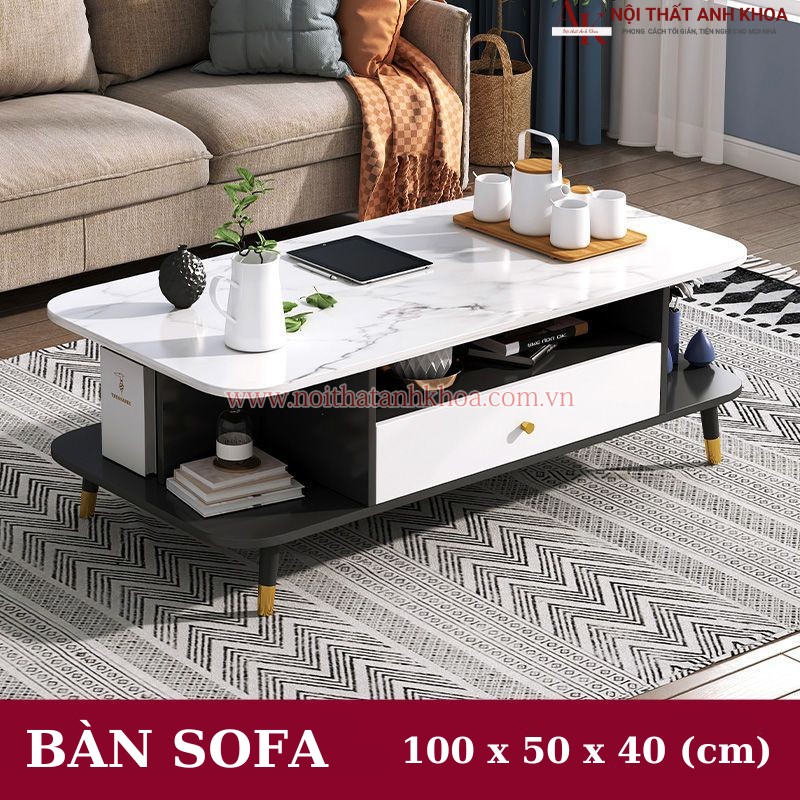 Bàn trà sofa phòng khách hiện đại giá tốt (kt:100 x 50 x 40 cm) Bàn trà sofa phòng khách hiện đại giá tốt (kt:100 x 50 x 40 cm)