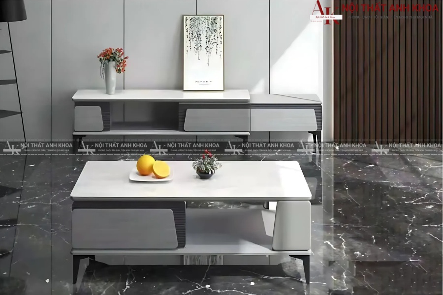 Bàn sofa mặt đá phong cách Châu Âu - Sang trọng, quý phái Bàn sofa mặt đá phong cách Châu Âu - Sang trọng, quý phái