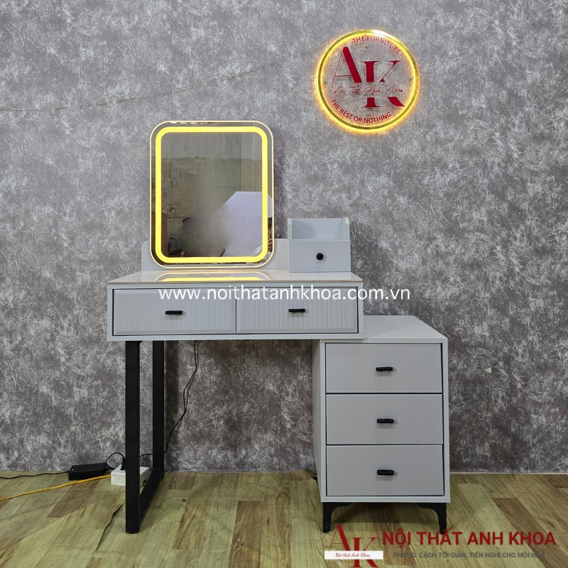 Bàn Trang Điểm Đẹp Gỗ MDF Có Đèn LED Giá Rẻ Bàn Trang Điểm Đẹp Gỗ MDF Có Đèn LED Giá Rẻ