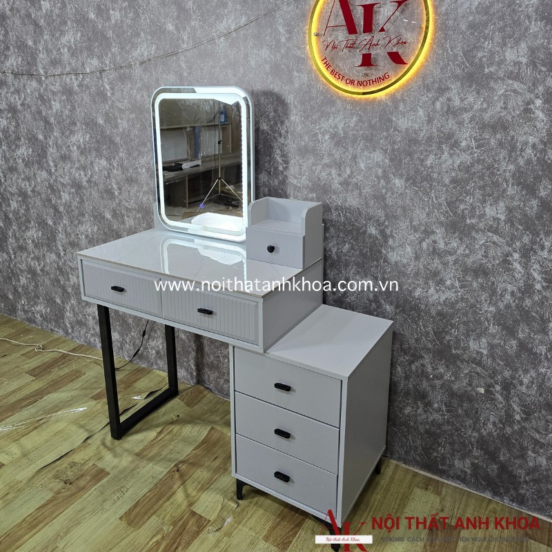 Bàn phấn trang điểm gỗ công nghiệp thiết kế hiện đại Bàn phấn trang điểm gỗ công nghiệp thiết kế hiện đại