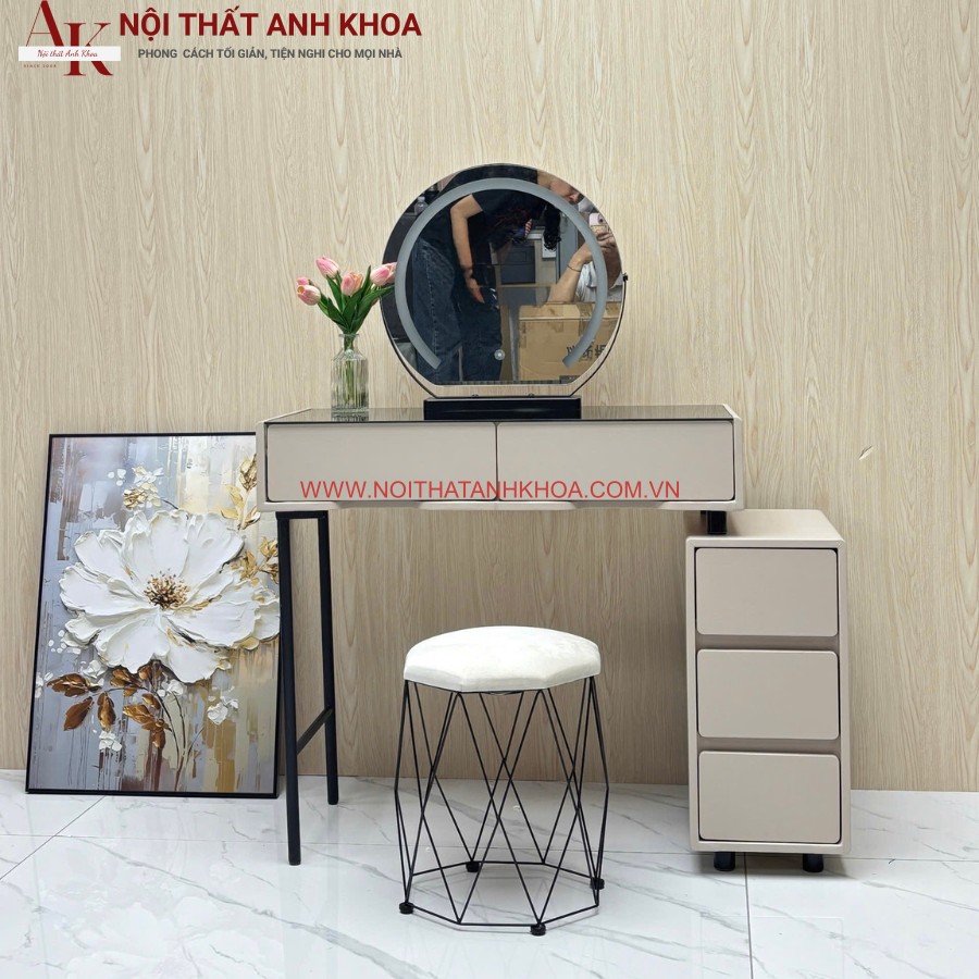 Bàn trang điểm đơn giản đẹp hiện đại Bàn trang điểm đơn giản đẹp hiện đại