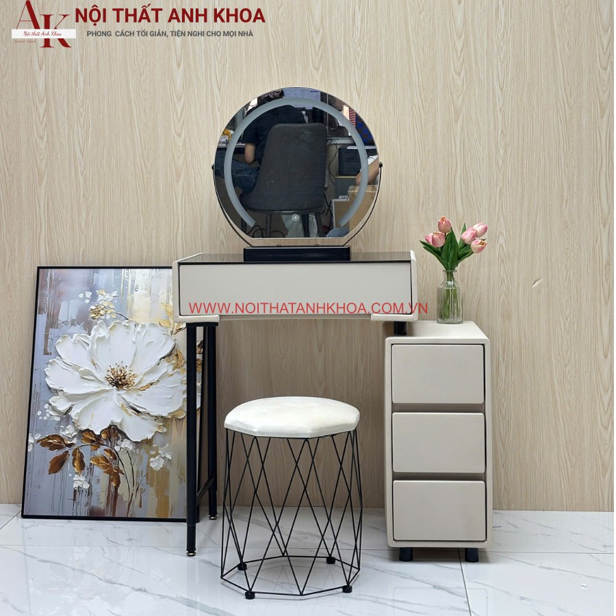 Bàn trang điểm đơn giản đẹp hiện đại Bàn trang điểm đơn giản đẹp hiện đại