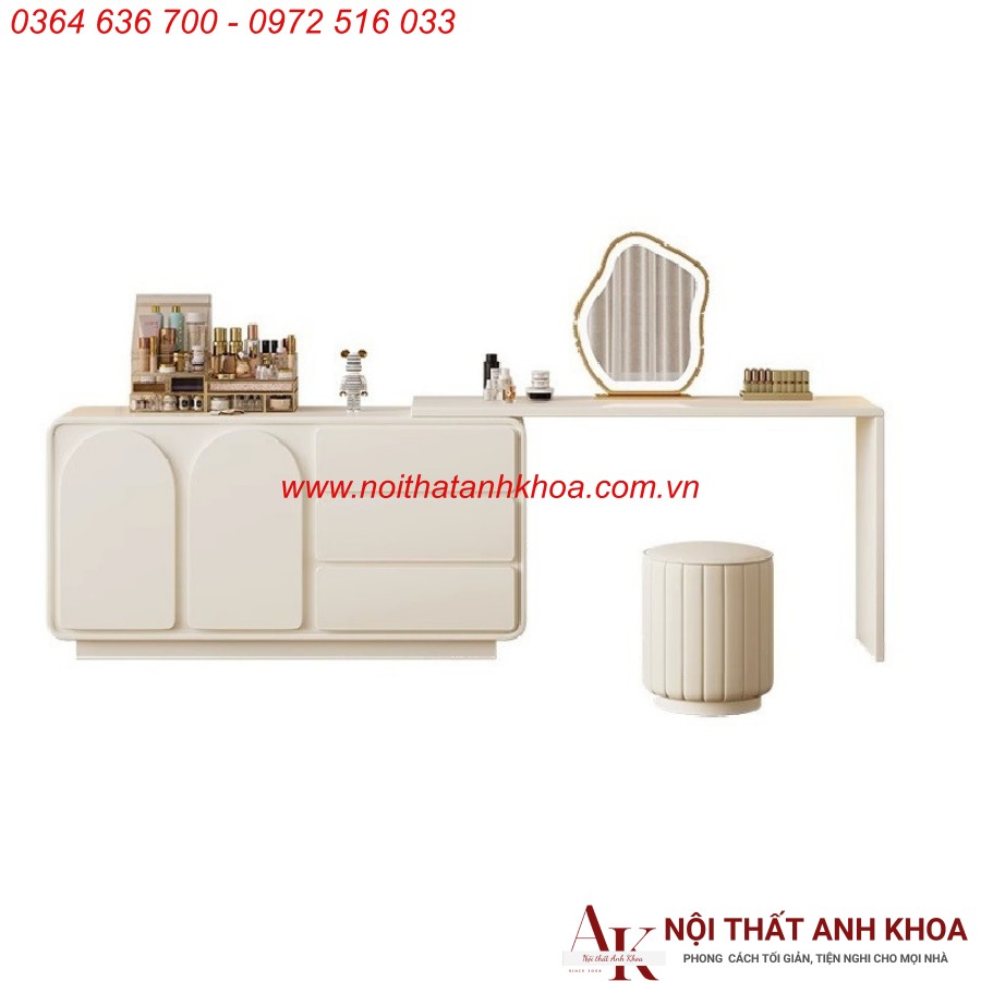 Bàn Trang Điểm Gỗ Công Nghiệp Màu Trắng Có Led Giá Tốt Bàn Trang Điểm Gỗ Công Nghiệp Màu Trắng Có Led Giá Tốt
