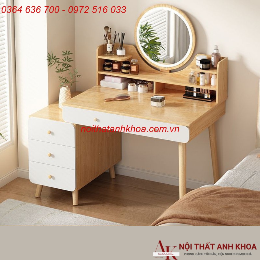 Bàn Trang Điểm Gỗ Công Nghiệp MDF Đẹp Hiện Đại Giá Rẻ Bàn Trang Điểm Gỗ Công Nghiệp MDF Đẹp Hiện Đại Giá Rẻ