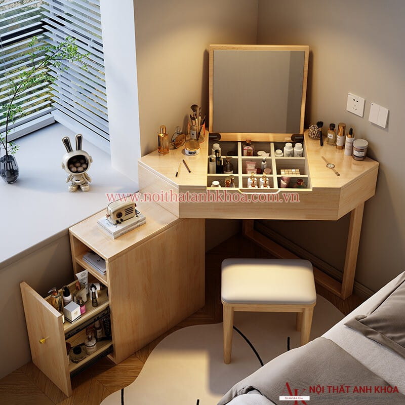 Bàn Trang Điểm Gỗ Công Nghiệp Phù Hợp Với Không Gian Hẹp Bàn Trang Điểm Gỗ Công Nghiệp Phù Hợp Với Không Gian Hẹp