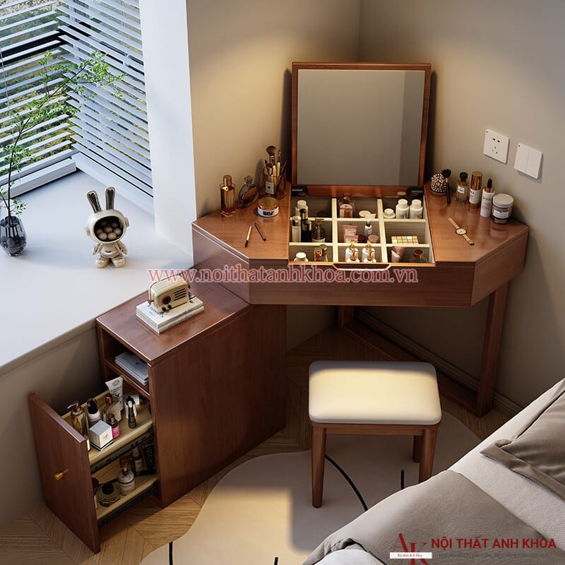 Bàn Trang Điểm Gỗ Công Nghiệp Phù Hợp Với Không Gian Hẹp Bàn Trang Điểm Gỗ Công Nghiệp Phù Hợp Với Không Gian Hẹp