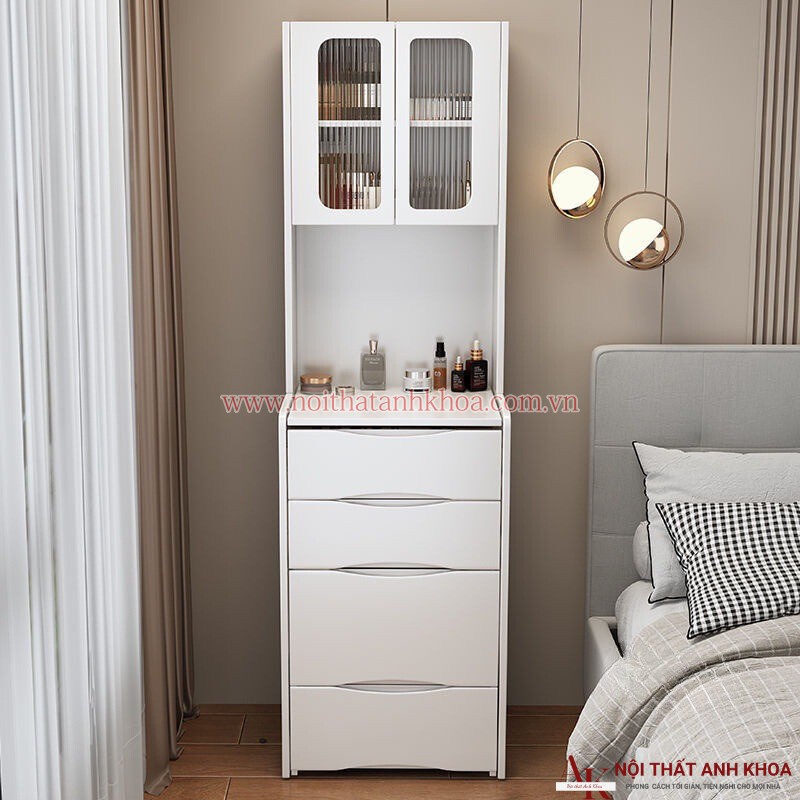 Bàn Trang Điểm Gỗ Công Nghiệp Thông Minh Màu Trắng Đẹp Bàn Trang Điểm Gỗ Công Nghiệp Thông Minh Màu Trắng Đẹp