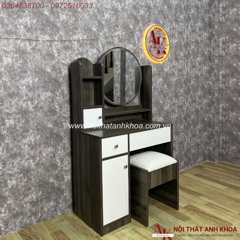 Bàn Trang Điểm Gỗ MDF Màu Xanh Rêu Giá Tốt Bàn Trang Điểm Gỗ MDF Màu Xanh Rêu Giá Tốt