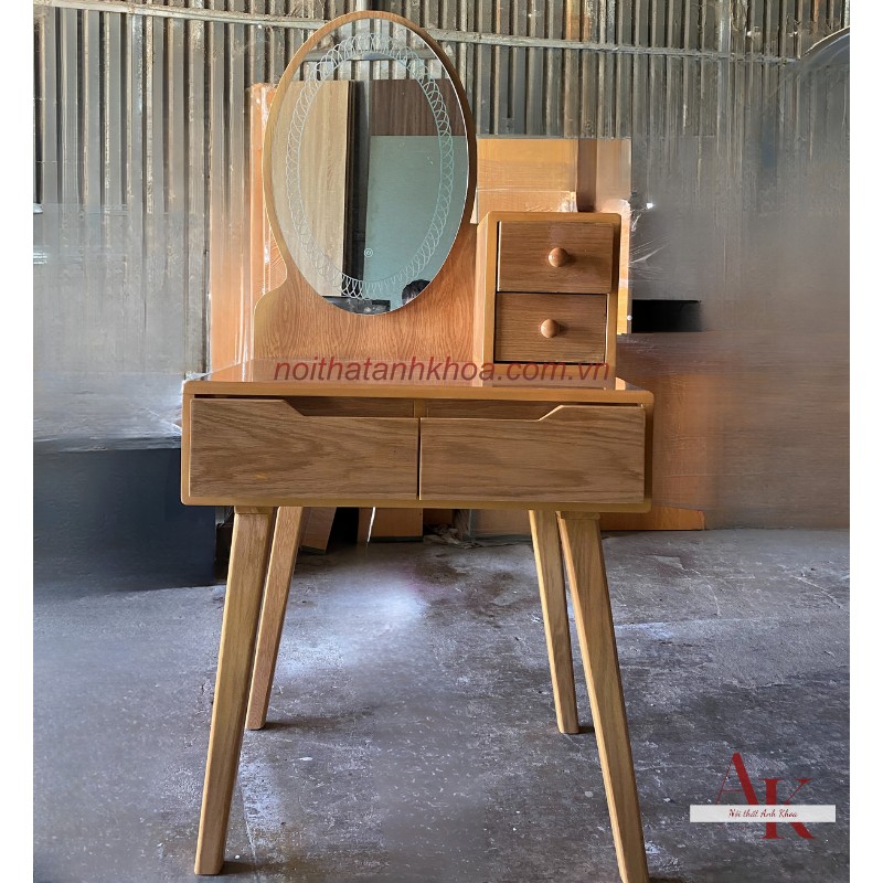 Bàn Trang Điểm Gỗ Tự Nhiên Đẹp Hiện Đại Gương LED Bàn Trang Điểm Gỗ Tự Nhiên Đẹp Hiện Đại Gương LED