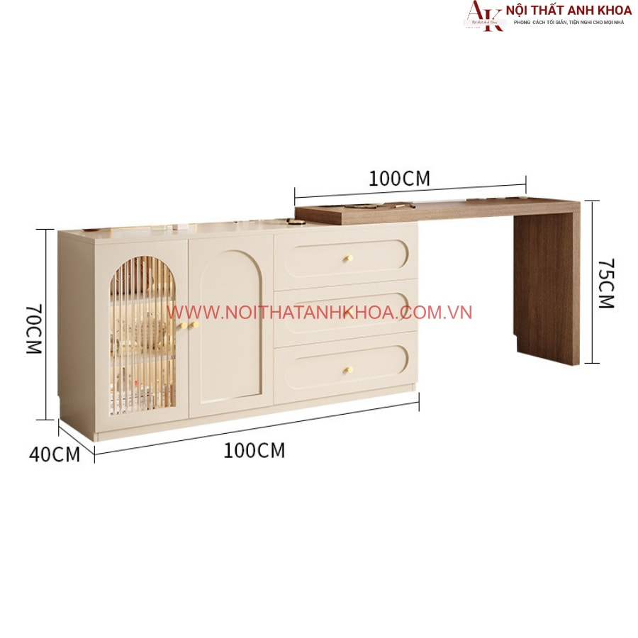 Bàn trang điểm kết hợp chổ làm việc hiện đại tiện nghi Bàn trang điểm kết hợp chổ làm việc hiện đại tiện nghi