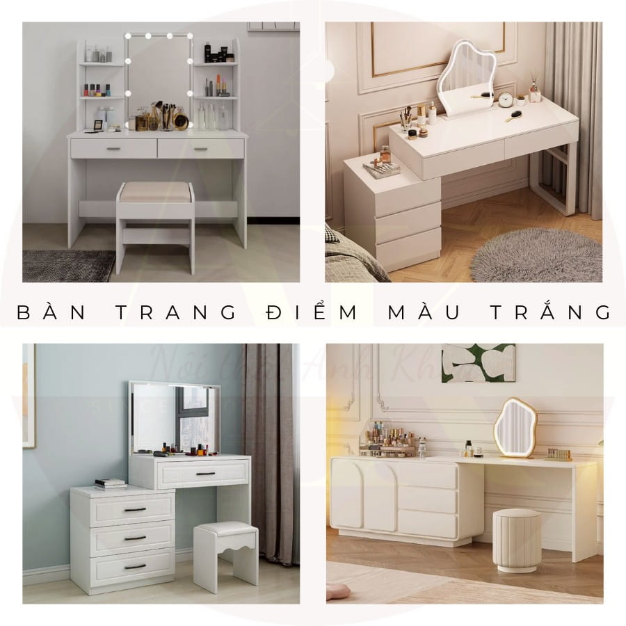Bàn Trang Điểm Màu Trắng Bàn Trang Điểm Màu Trắng