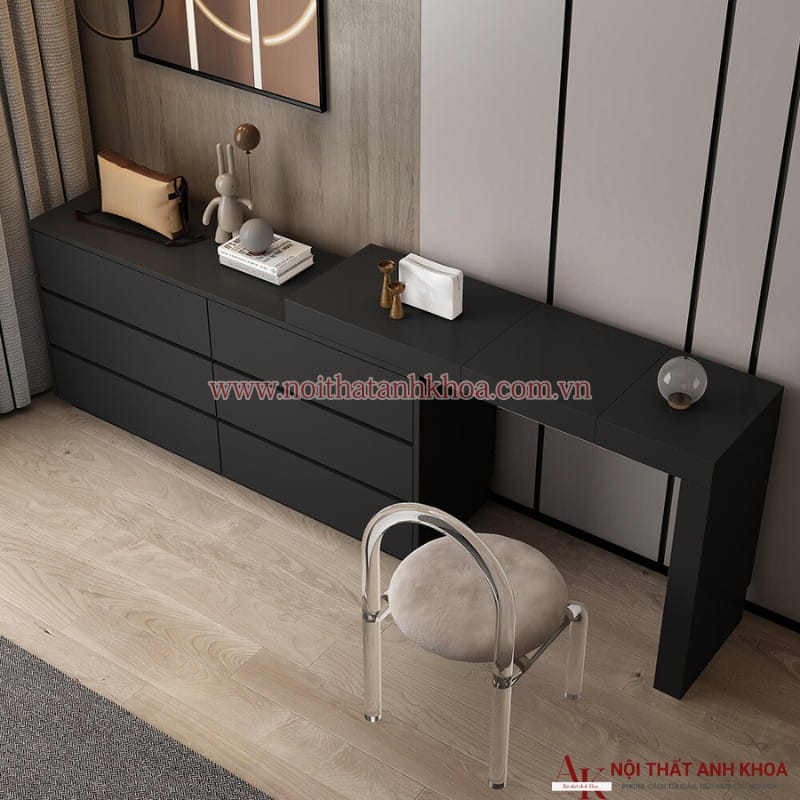 Bàn Trang Điểm MDF Kết Hợp Hệ Tủ Nhiều Ngăn Bàn Trang Điểm MDF Kết Hợp Hệ Tủ Nhiều Ngăn