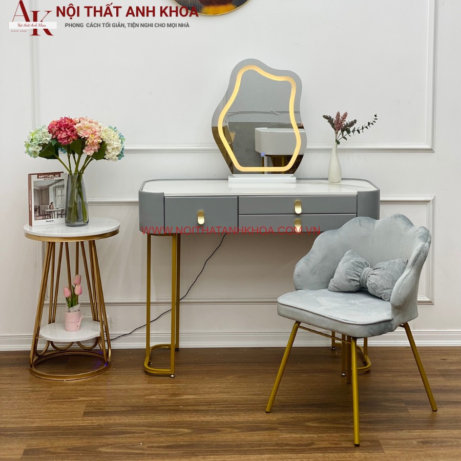 Bàn trang điểm nhập khẩu hiện đại cao cấp Bàn trang điểm nhập khẩu hiện đại cao cấp