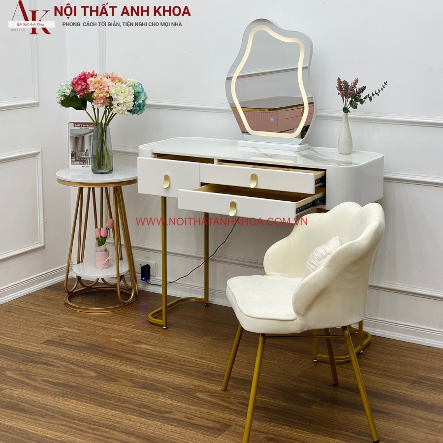 Bàn trang điểm nhập khẩu hiện đại cao cấp Bàn trang điểm nhập khẩu hiện đại cao cấp