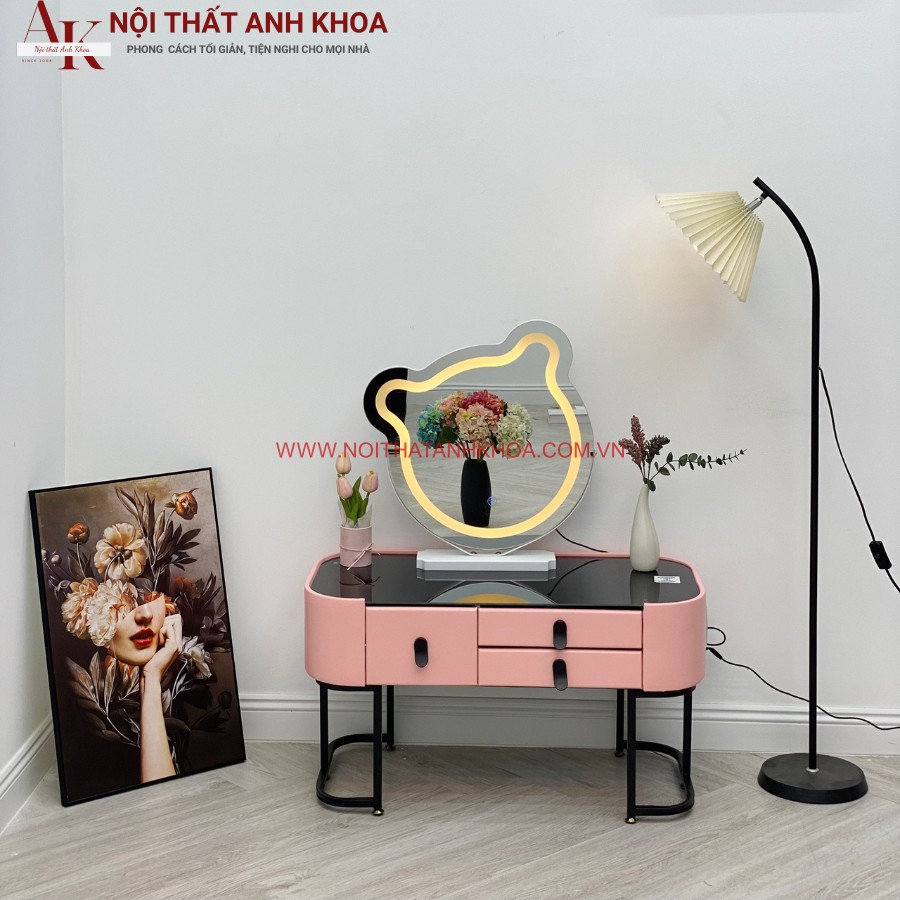 Bàn trang điểm nhập khẩu mini bệt Bàn trang điểm nhập khẩu mini bệt