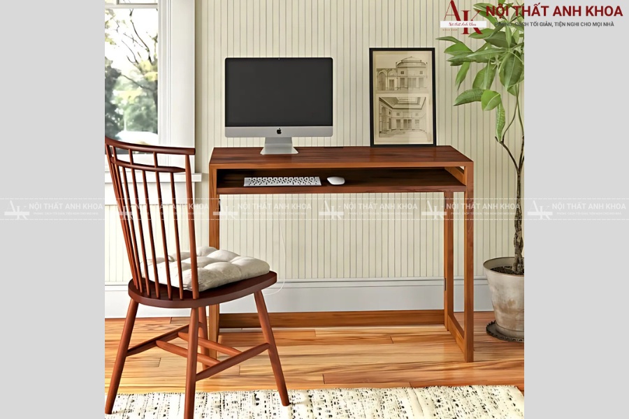 Mẫu bàn làm việc gỗ tự nhiên - Lựa chọn tối ưu cho văn phòng trẻ Mẫu bàn làm việc gỗ tự nhiên - Lựa chọn tối ưu cho văn phòng trẻ