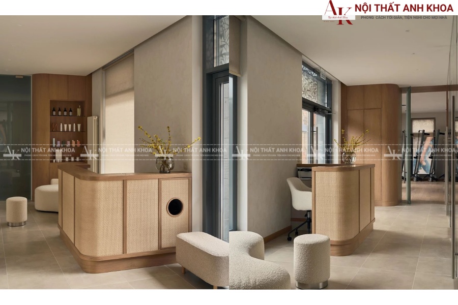 Bảng giá quầy lễ tân mini năm 2025 Bảng giá quầy lễ tân mini năm 2025