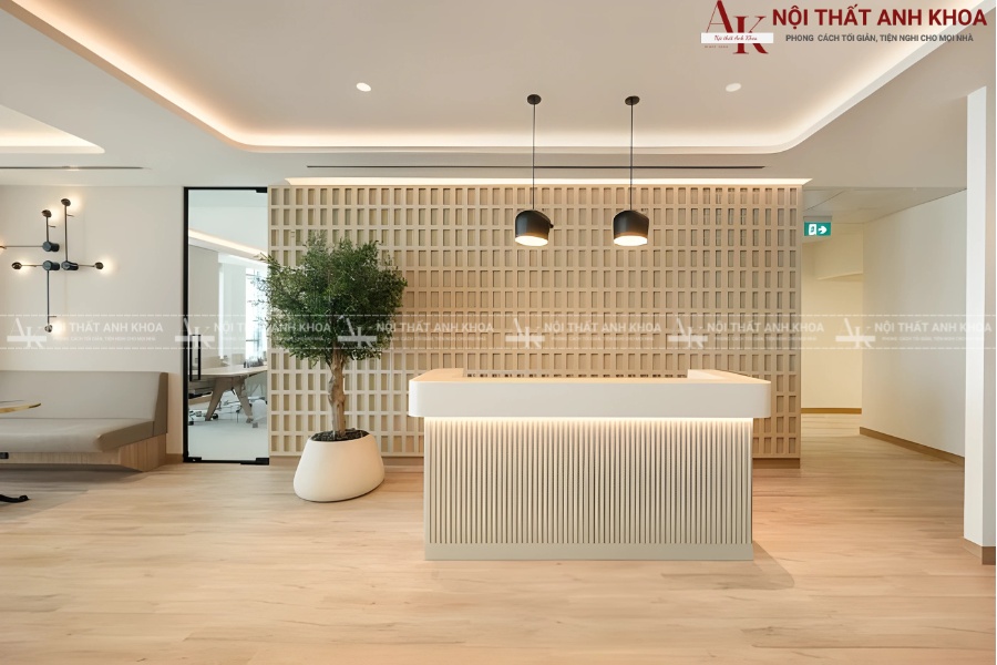 Bảng giá tham khảo các kích thước quầy lễ tân 2025 Bảng giá tham khảo các kích thước quầy lễ tân 2025