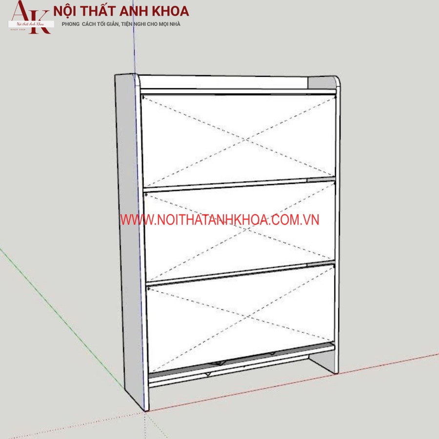 Tủ giày gỗ MDF màu trắng thiết kế thông minh Tủ giày gỗ MDF màu trắng thiết kế thông minh