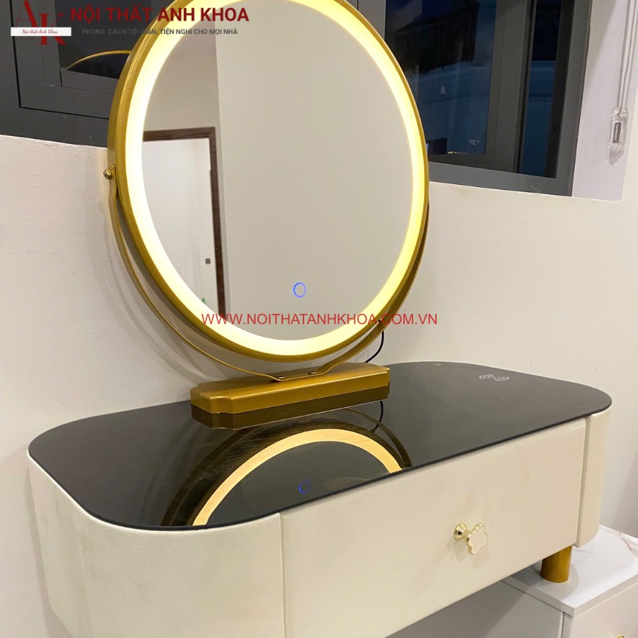 Gương led tròn tinh tế, nhiều màu sắc Gương led tròn tinh tế, nhiều màu sắc