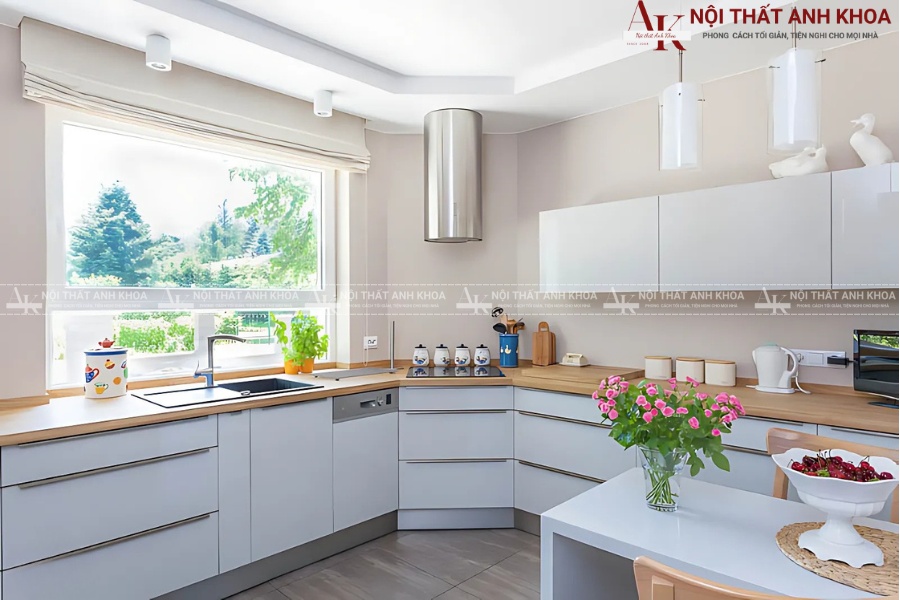 Xu hướng thiết kế tủ bếp góc mới nhất 2025 Xu hướng thiết kế tủ bếp góc mới nhất 2025