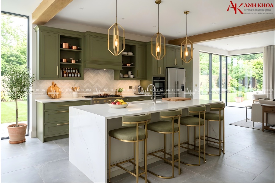 Ý tưởng trang trí phòng bếp hiện đại, tinh tế Ý tưởng trang trí phòng bếp hiện đại, tinh tế