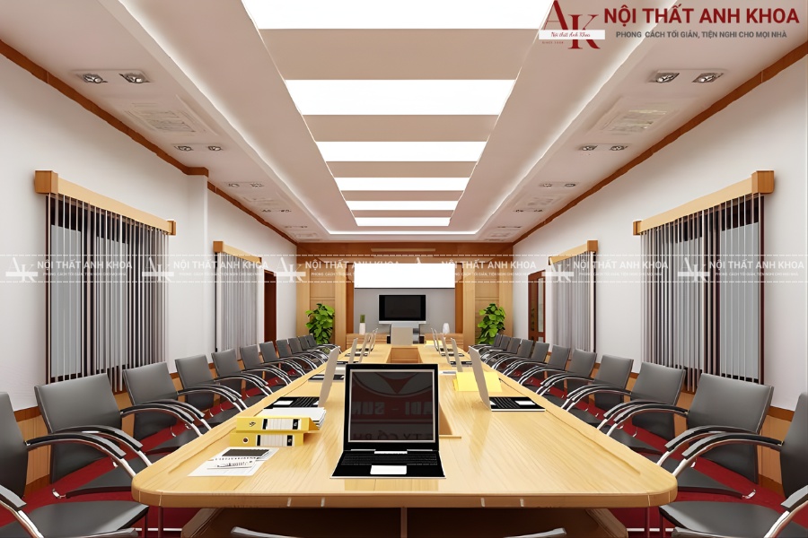 Mẫu bàn họp dài đẹp chuẩn cho văn phòng hiện đại Mẫu bàn họp dài đẹp chuẩn cho văn phòng hiện đại