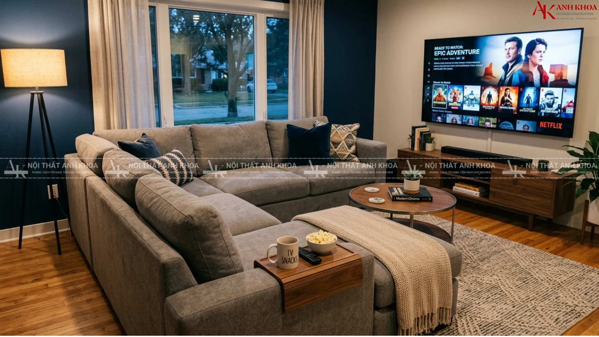 Nơi mọi cuộc vui bắt đầu - Sofa nằm xem tivi cực chill Nơi mọi cuộc vui bắt đầu - Sofa nằm xem tivi cực chill