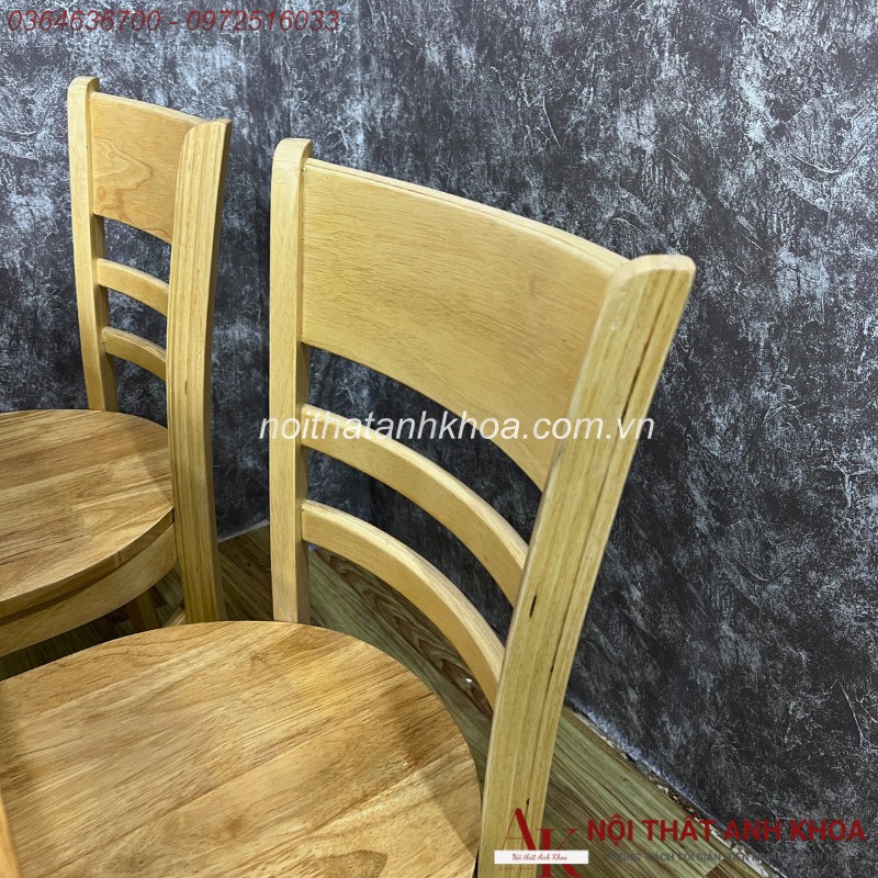 Bộ Bàn Ăn 4 Ghế Màu Vàng Gỗ Cao Su Tự Nhiên Giá Rẻ Bộ Bàn Ăn 4 Ghế Màu Vàng Gỗ Cao Su Tự Nhiên Giá Rẻ