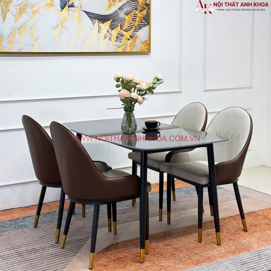 Bộ bàn ăn 4 người hiện đại giá rẻ Bộ bàn ăn 4 người hiện đại giá rẻ
