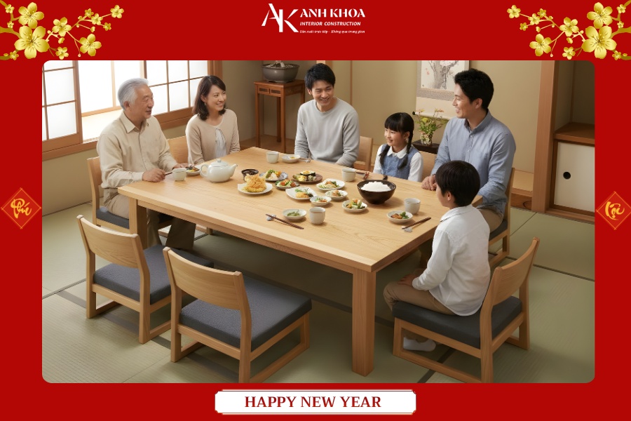 Mẫu bàn ăn Nhật hiện đại - Gọn gàng, dễ phối nội thất Mẫu bàn ăn Nhật hiện đại - Gọn gàng, dễ phối nội thất