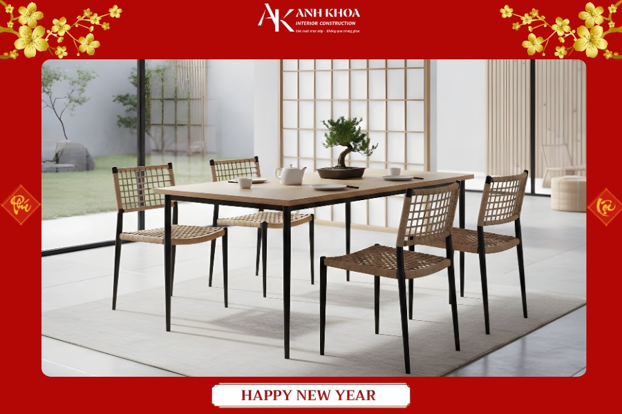 Bàn ăn kiểu Nhật - Lựa chọn số 1 cho người yêu lối sống tối giản Bàn ăn kiểu Nhật - Lựa chọn số 1 cho người yêu lối sống tối giản