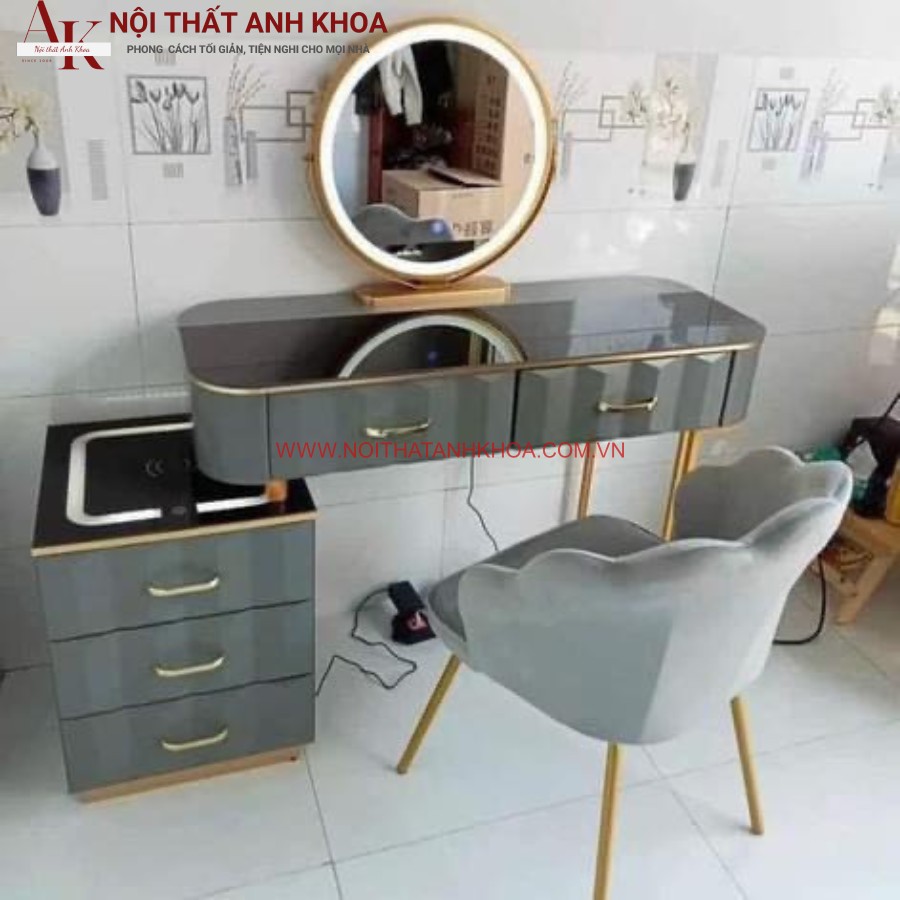 Bộ bàn trang điểm nhập khẩu cao cấp thông minh Bộ bàn trang điểm nhập khẩu cao cấp thông minh