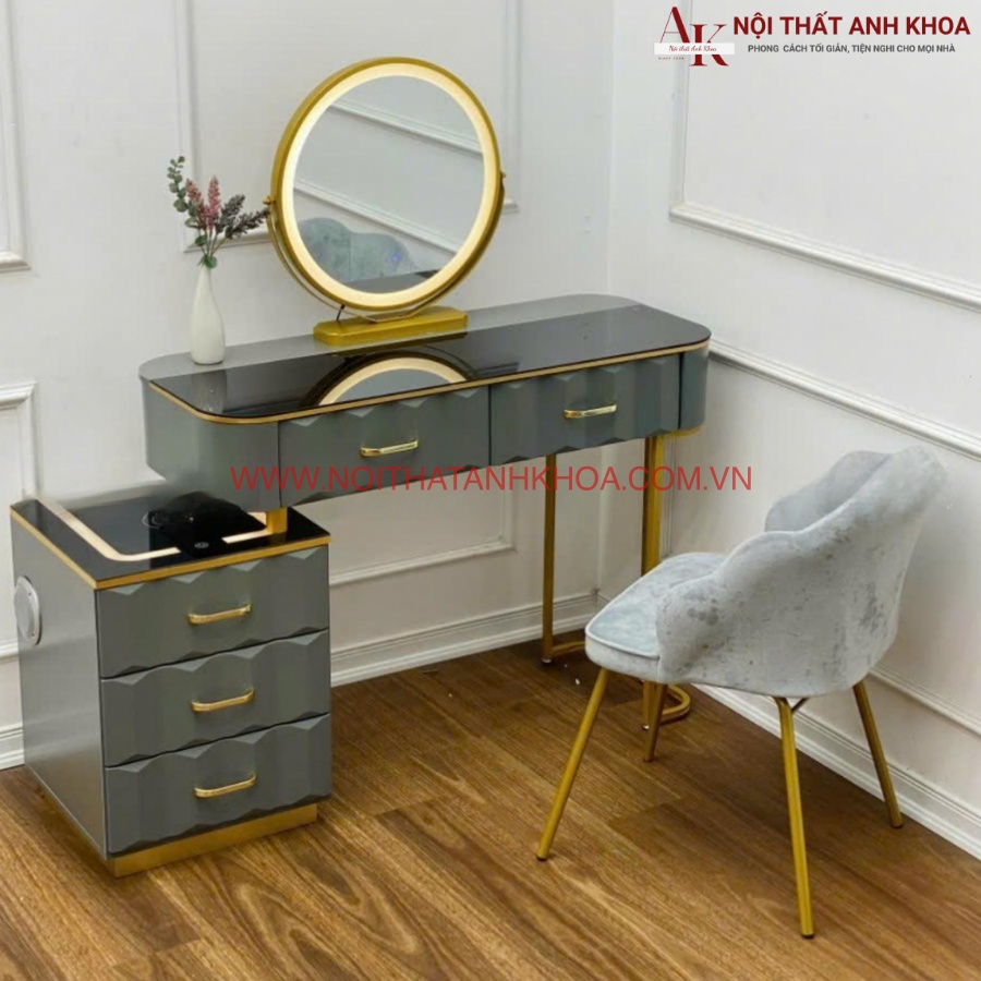 Bộ bàn trang điểm nhập khẩu cao cấp thông minh Bộ bàn trang điểm nhập khẩu cao cấp thông minh