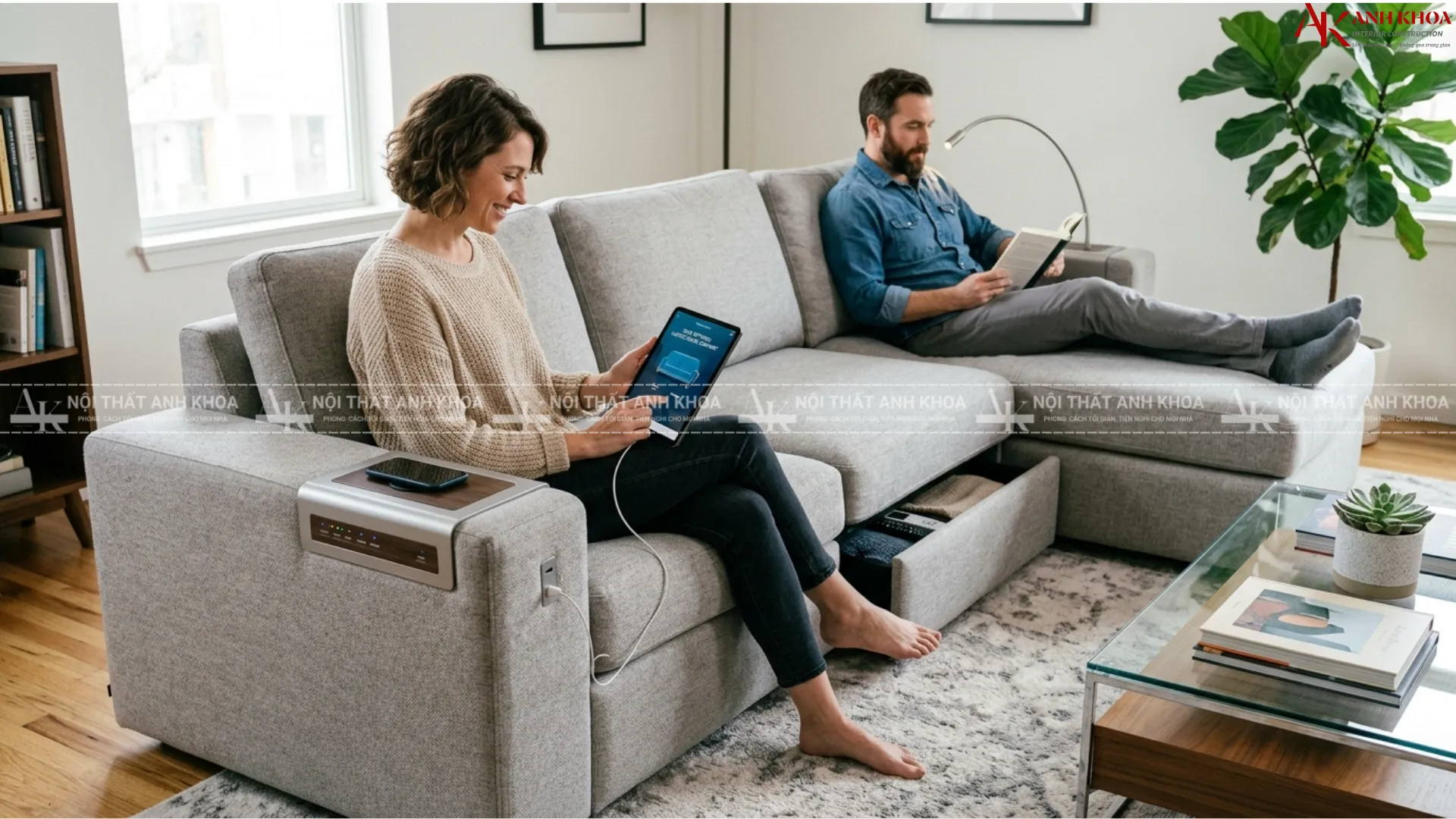 Khi chiếc sofa không chỉ để ngồi mà còn để tận hưởng Khi chiếc sofa không chỉ để ngồi mà còn để tận hưởng