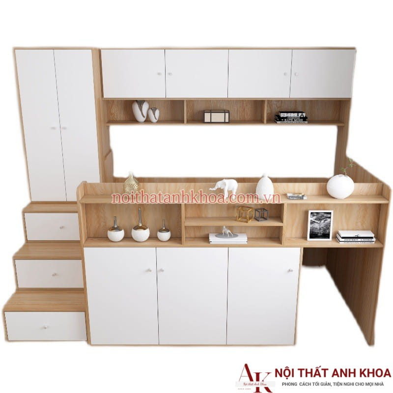 Bộ Giường Ngủ Thông Minh Cho Bé Gỗ Công Nghiệp Bộ Giường Ngủ Thông Minh Cho Bé Gỗ Công Nghiệp