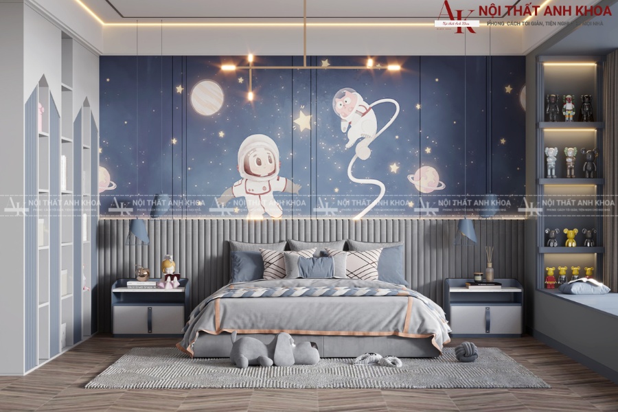 Bộ phòng ngủ phong cách khám phá vũ trụ Bộ phòng ngủ phong cách khám phá vũ trụ