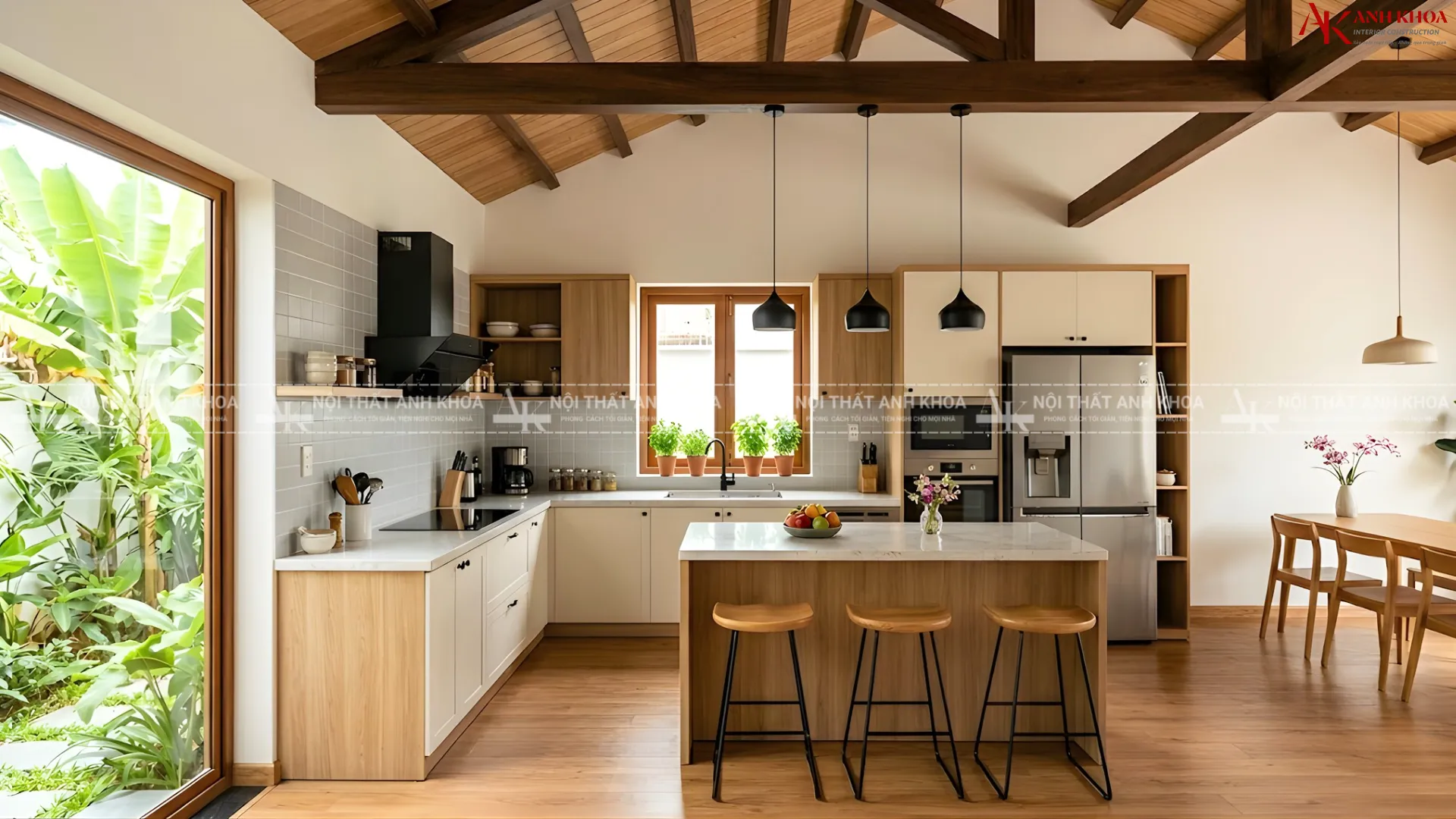 Nội thất phòng bếp cấp 4 đẹp bền, dễ ứng dụng Nội thất phòng bếp cấp 4 đẹp bền, dễ ứng dụng