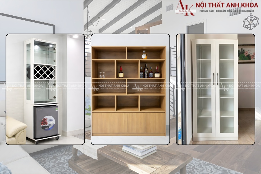 Tủ rượu thiết kế tinh tế - Nâng tầm không gian sống Tủ rượu thiết kế tinh tế - Nâng tầm không gian sống
