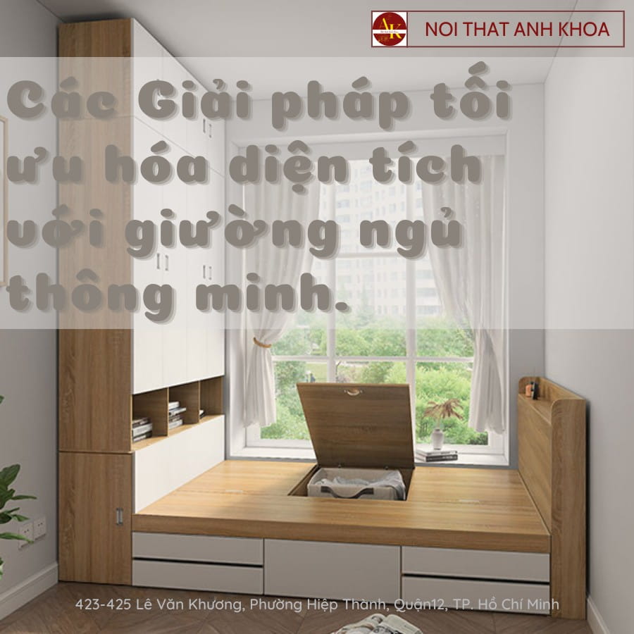 Các giải pháp tối ưu hoá không gian của giường ngủ thông minh Các giải pháp tối ưu hoá không gian của giường ngủ thông minh