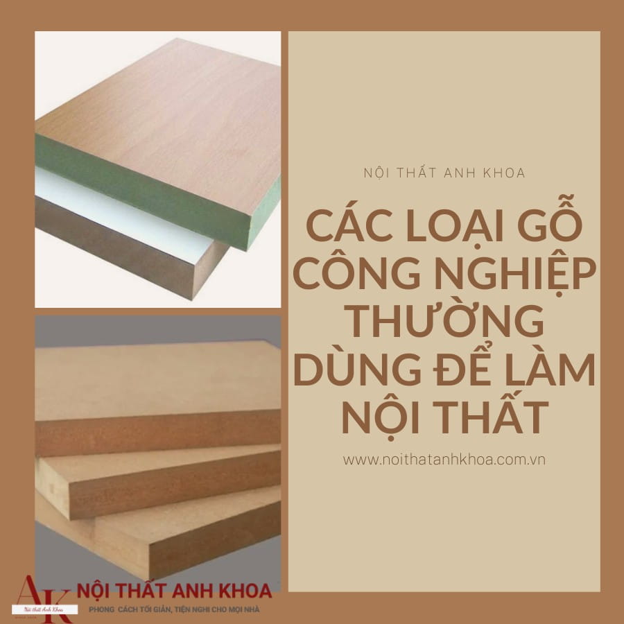 Chất liệu gỗ công nghiệp thường dùng trong tủ quần áo cửa lùa Chất liệu gỗ công nghiệp thường dùng trong tủ quần áo cửa lùa