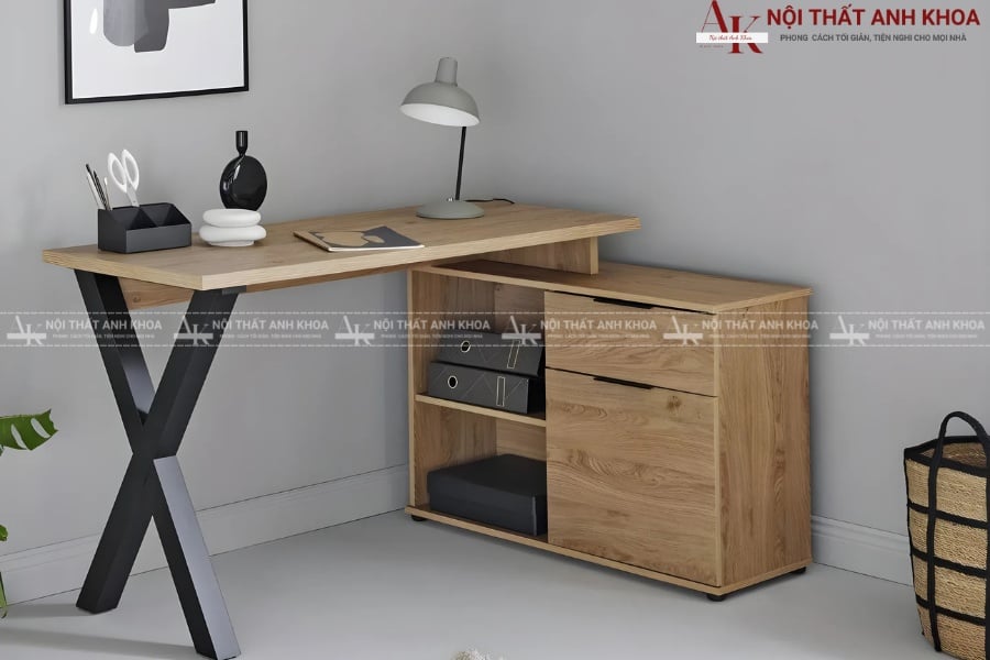 Các mẫu bàn học chữ L phổ biến hiện nay Các mẫu bàn học chữ L phổ biến hiện nay