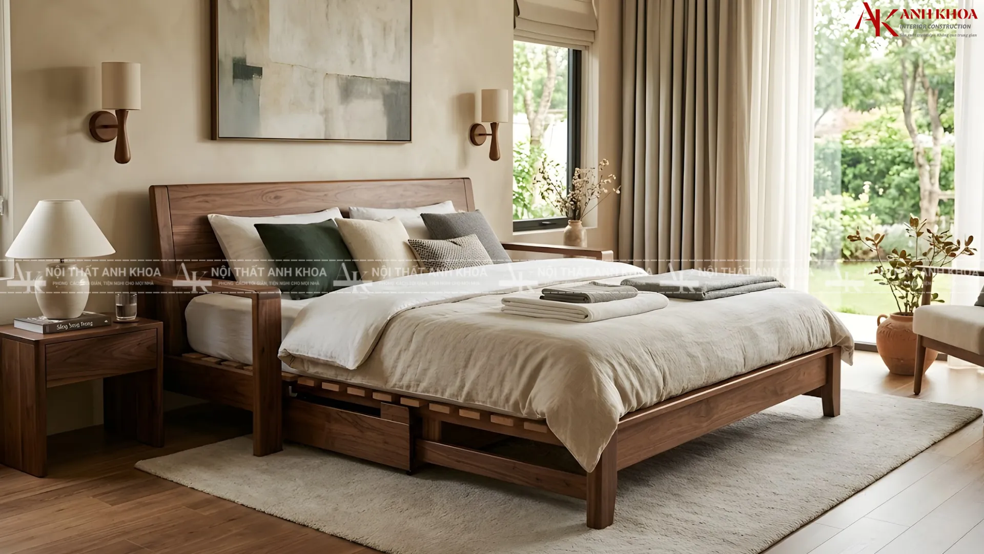 Mẫu Sofa gỗ tự nhiên đa năng kiêm giường ngủ Mẫu Sofa gỗ tự nhiên đa năng kiêm giường ngủ