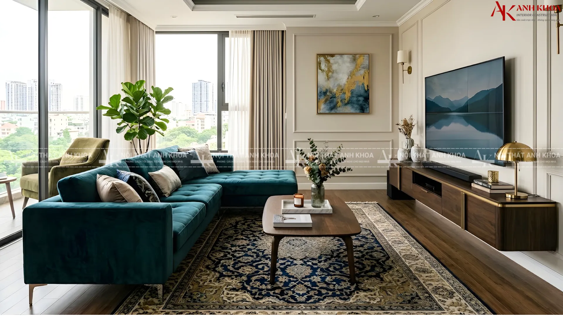 Bộ ghế sofa chữ L cao cấp - Sang trọng từng góc nhìn Bộ ghế sofa chữ L cao cấp - Sang trọng từng góc nhìn