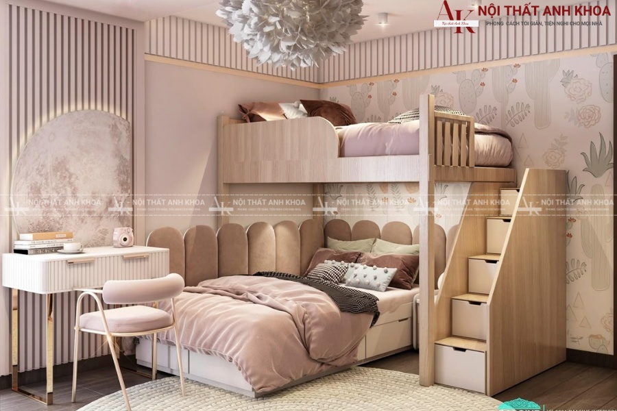 Cách chọn kích thước giường tầng phù hợp với diện tích phòng Cách chọn kích thước giường tầng phù hợp với diện tích phòng