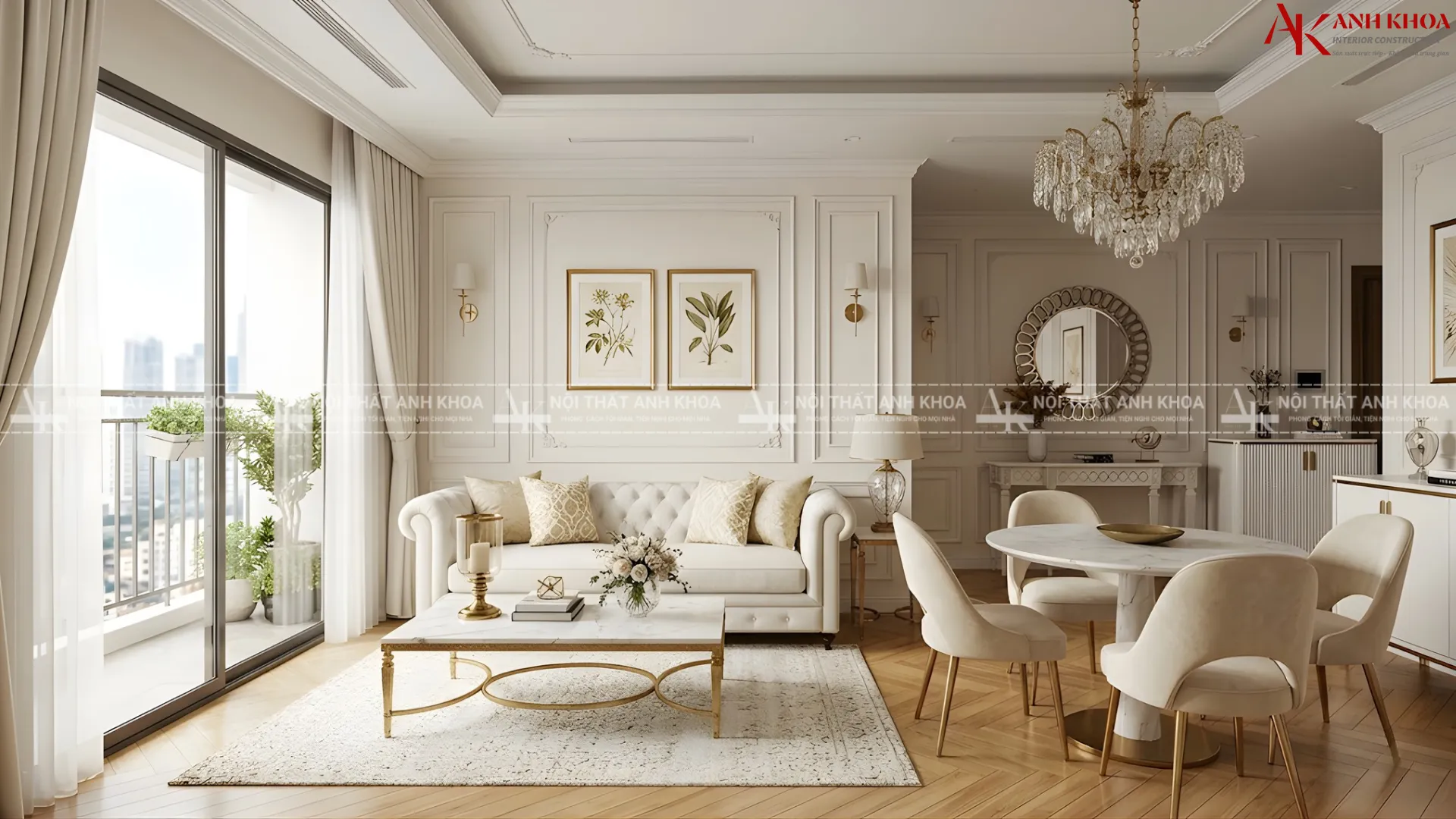 Ý tưởng trang trí phòng khách màu sáng - Tạo cảm giác rộng rãi Ý tưởng trang trí phòng khách màu sáng - Tạo cảm giác rộng rãi