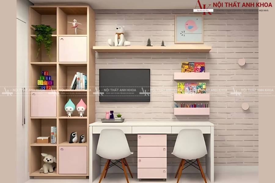 Chất liệu bàn học đôi an toàn Chất liệu bàn học đôi an toàn