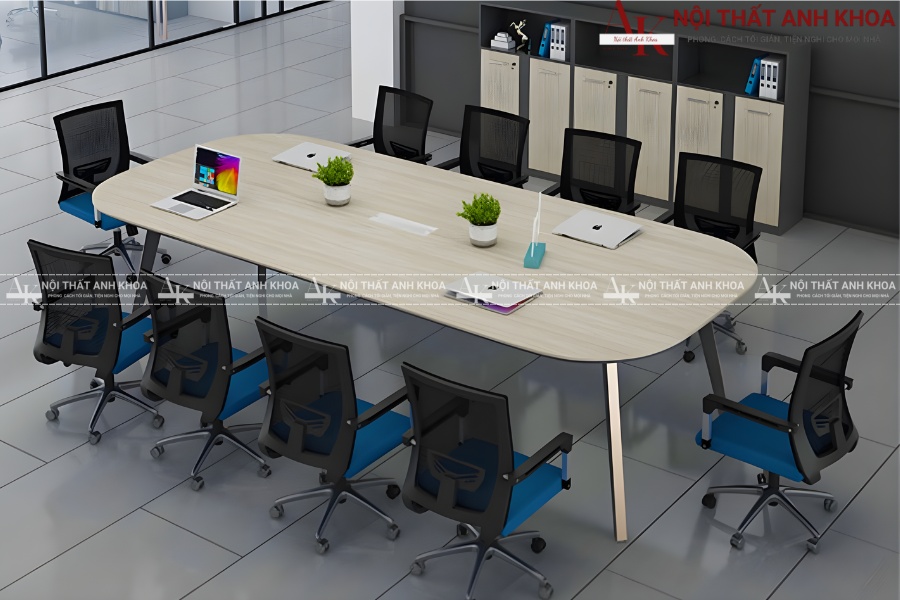Bàn họp Oval hiện đại - Điểm nhấn đẳng cấp cho phòng làm việc Bàn họp Oval hiện đại - Điểm nhấn đẳng cấp cho phòng làm việc
