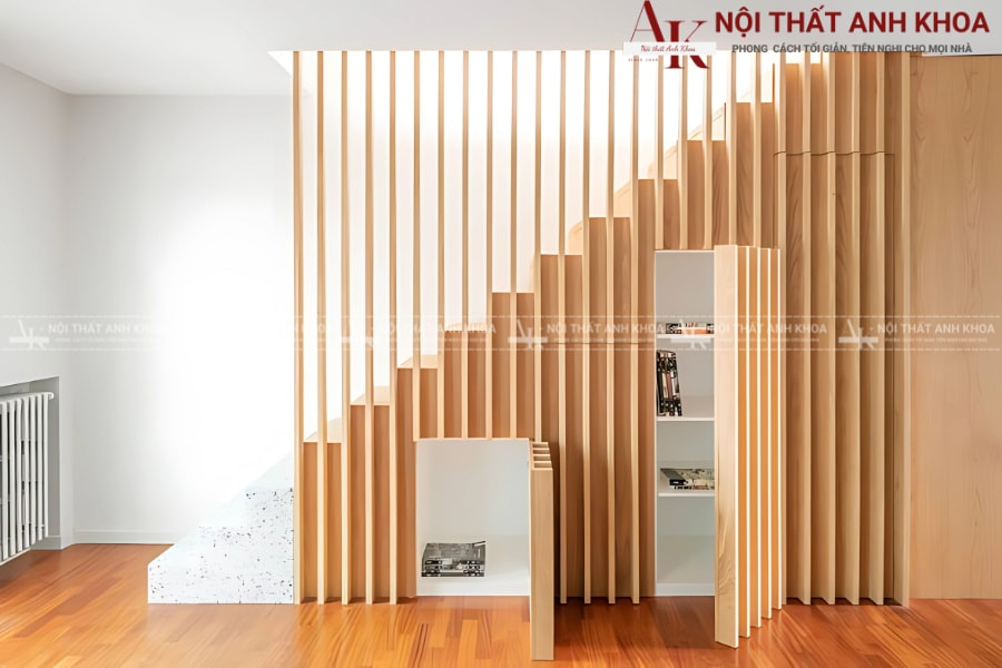Chi phí thi công nội thất tủ cầu thang Chi phí thi công nội thất tủ cầu thang