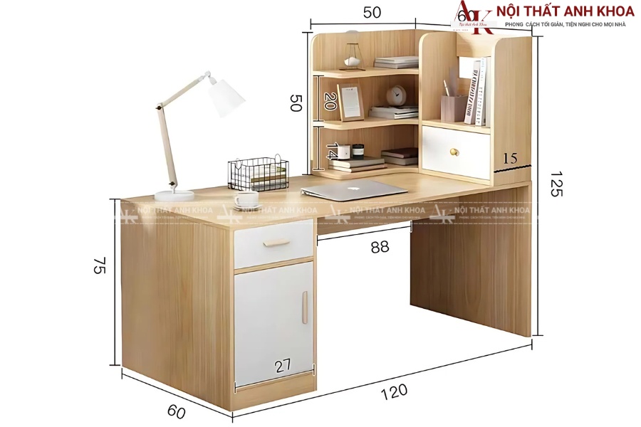 Chiều cao bàn tiêu chuẩn và cách đo Chiều cao bàn tiêu chuẩn và cách đo